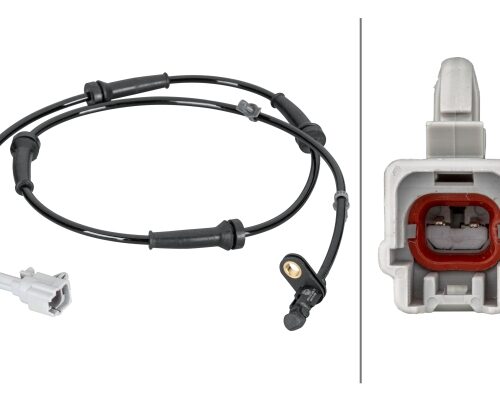 Αισθητήρας, wheel speed - 2-pin connector Nissan Qashqai I (J10, NJ10, JJ10E) HELLA 6PU012806731