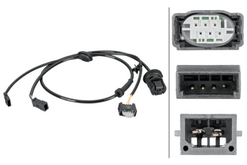 Αισθητήρας, wheel speed - 2/3-pin connector Rear Axle Left Audi A6 (4B2, C5) HELLA 6PU012806801