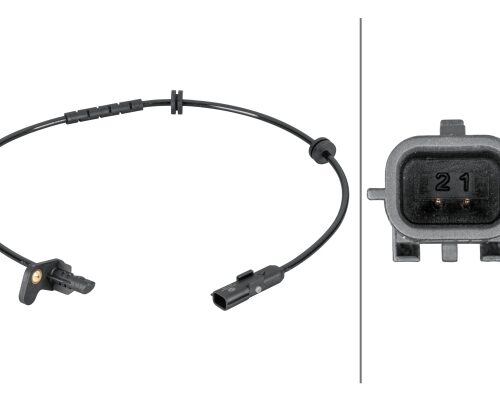 Αισθητήρας, wheel speed - 2-pin connector Renault Clio IV (BH_) HELLA 6PU012806871