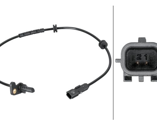 Αισθητήρας, wheel speed - 2-pin connector Renault Clio IV (BH_) HELLA 6PU012806881