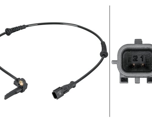 Αισθητήρας, wheel speed - 2-pin connector Renault Megane III Grκαιtour (KZ0/1) HELLA 6PU012806941