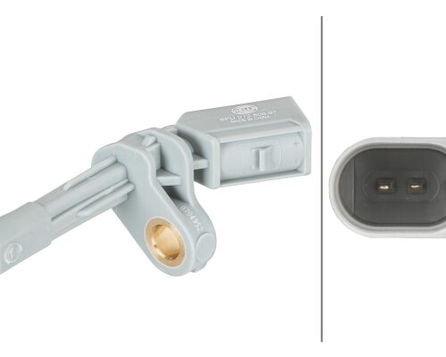 Αισθητήρας, wheel speed - 2-pin connector VW Touran (1T3) HELLA 6PU012806971