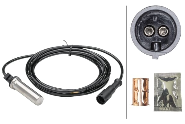 Αισθητήρας, στροφών τροχού Πίσω Axle HELLA 6PU230048321