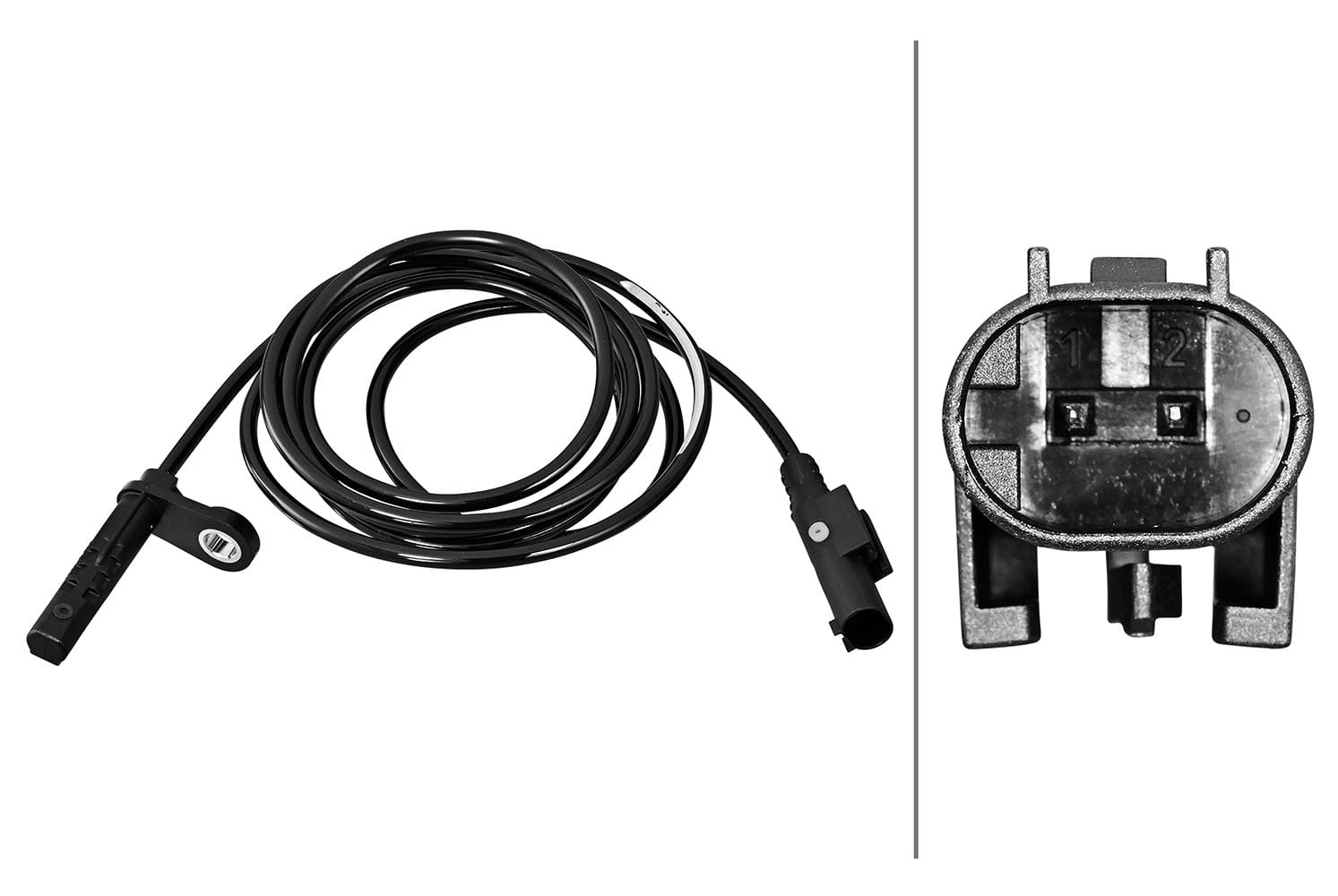 Αισθητήρας, στροφών τροχού Πίσω Axle Αριστερό VW CRAFTER 30 50 Van (2E_) 2.0 TDI HELLA 6PU358217111