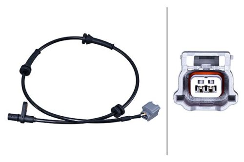 Αισθητήρας, στροφών τροχού Πίσω Axle NISSAN LEAF (ZE1) HELLA 6PU358218321