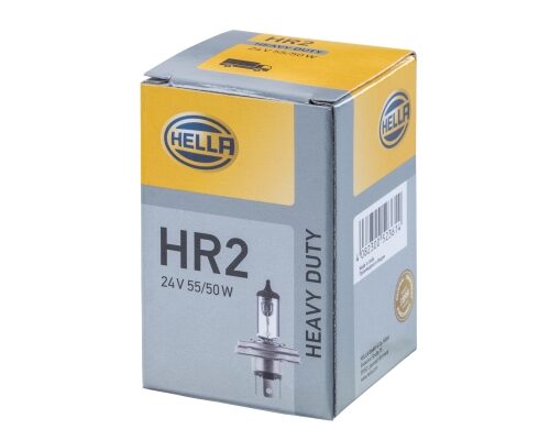 Λάμπα R2 (Bilux) Heavy Duty 24V 55 50W Ποσότητα: 1 HELLA 8GD002088271