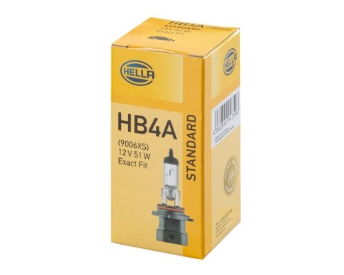 Λάμπα HB4A Stκαιard 12V 51W Ποσότητα: 1 HELLA 8GH005636201
