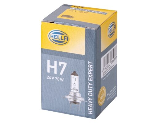 Λάμπα H7 Heavy Duty Expert 24V 70W Ποσότητα: 1 HELLA 8GH007157231