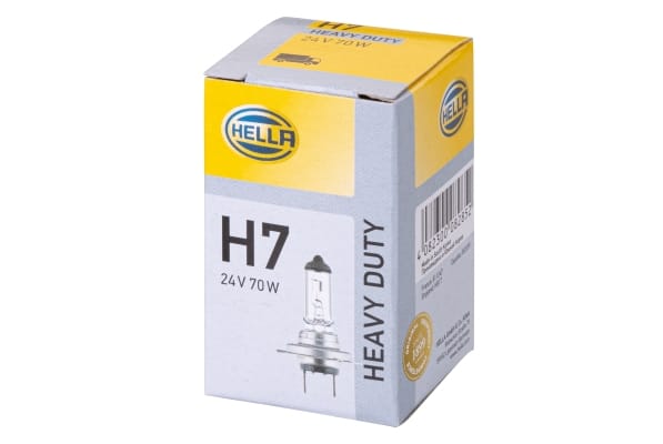 Λάμπα H7 Heavy Duty 24V 70W Ποσότητα: 1 HELLA 8GH007157241