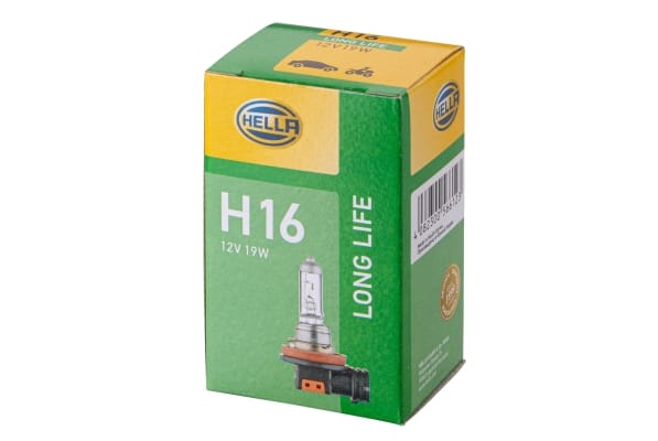 Λάμπα H16 Long Life 12V 19W Ποσότητα: 1 HELLA 8GH186996001