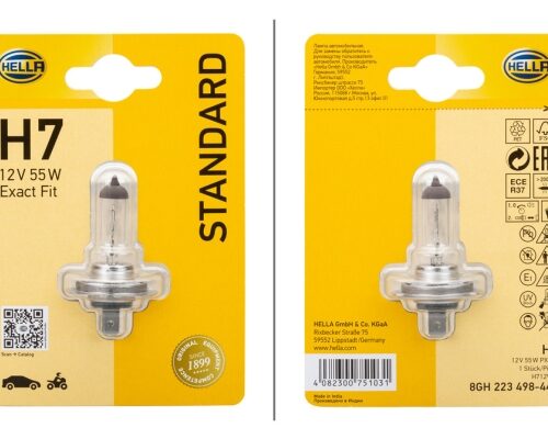Λάμπα H7 Stκαιard 12V 55W Ποσότητα: 1 HELLA 8GH223498448