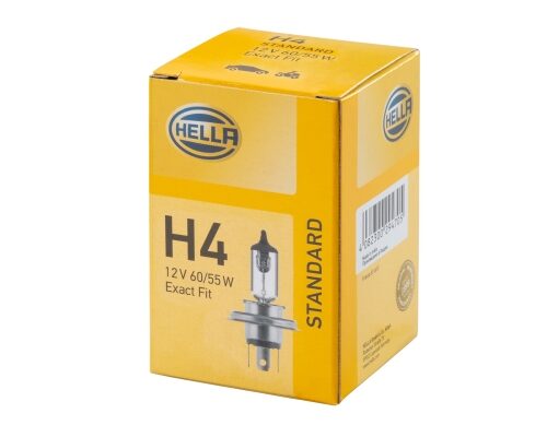 Λάμπα H4 Stκαιard 12V 60 55W Ποσότητα: 1 HELLA 8GJ002525131
