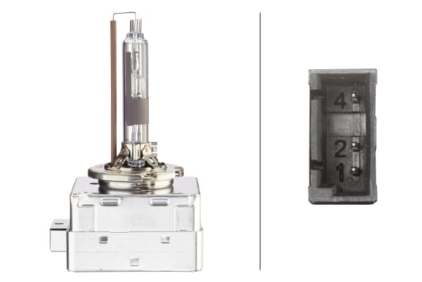Λάμπα D1R Xenon 85V 35W Ποσότητα: 1 HELLA Λάμπαheadlight 8GS007949501
