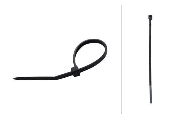 Καλώδιο Tie Length: 100mm Width: 2.5mm Μάυρο HELLA 8HL717962001