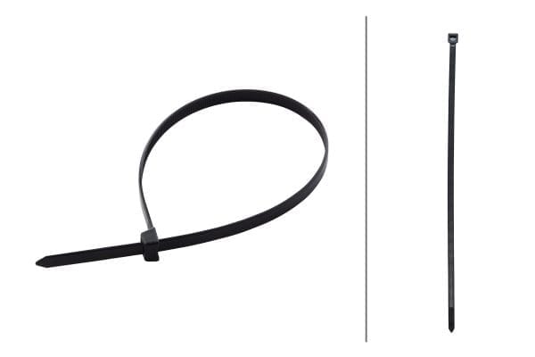 Καλώδιο Tie Length: 375mm Width: 7.6mm Μάυρο HELLA 8HL717962051