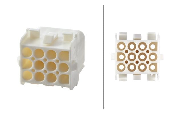 Φις Housing 12V pin Φις: Round Σύνδεση Sleeve HELLA 8JA180664022