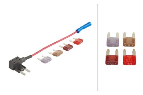 Ασφαλειοθήκη Mini Flat Kit HELLA 8JD743557801
