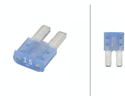 Fuse Micro2 blade fuse 15A bΔεξιό blue Ποσότητα: 5 HELLA 8JS218229032