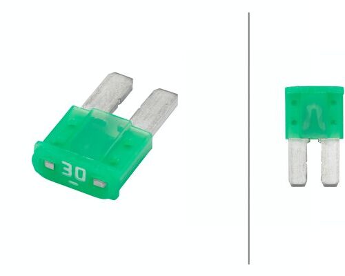 Fuse Micro2 blade fuse 30A Πρασινό Ποσότητα: 5 HELLA 8JS218229062