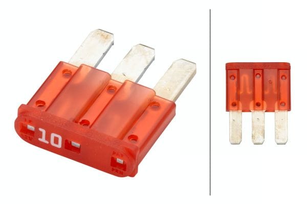 Fuse Micro3 blade fuse 10A Red Ποσότητα: 5 HELLA 8JS218230022