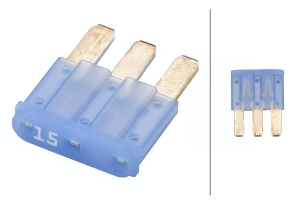 Fuse Micro3 blade fuse 15A Μπλέ Ποσότητα: 5 HELLA 8JS218230032
