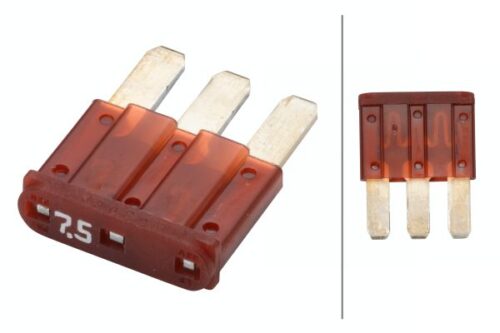 Fuse Micro3 blade fuse 7.5A Brown Ποσότητα: 5 HELLA 8JS218230042