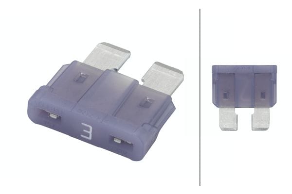 Ασφάλεια 3A Purple Ποσότητα: 50 HELLA 8JS711683002