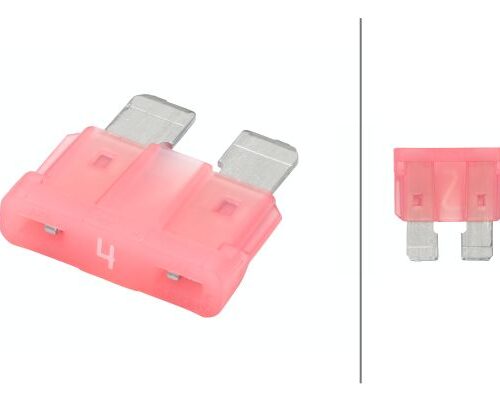 Ασφάλεια 4A pink Ποσότητα: 50 HELLA 8JS711683052