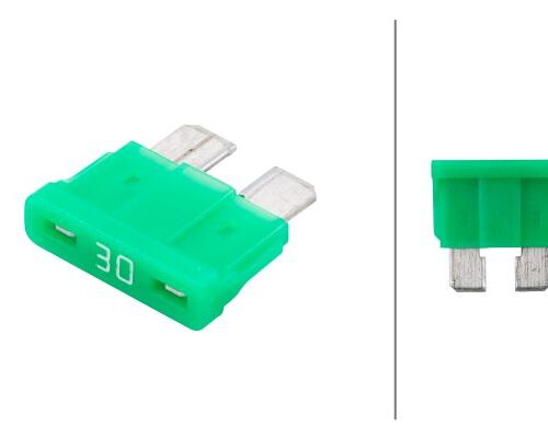 Ασφάλεια h LED 30A 12V Πρασινό Ποσότητα: 10 HELLA 8JS711683132