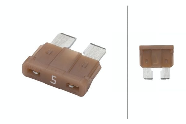Ασφάλεια 5A Beige Ποσότητα: 5 HELLA 8JS711684821