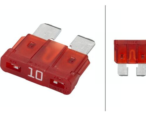 Ασφάλεια 10A Red Ποσότητα: 50 HELLA 8JS711686002