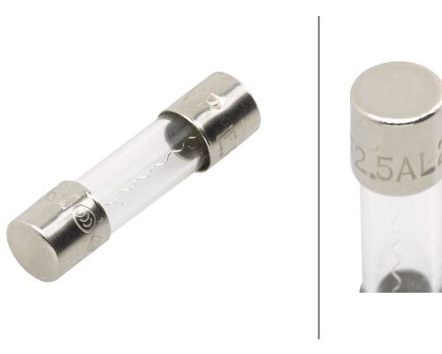 Fuse Glass 2.5A Crystal clear Ποσότητα: 100 HELLA 8JS713804003