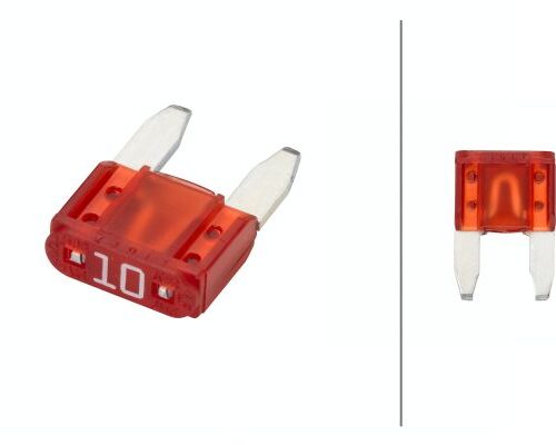 Ασφάλεια Mini 10A Red Ποσότητα: 3000 HELLA 8JS728596027