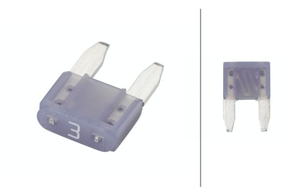 Ασφάλεια Mini 3A Purple Ποσότητα: 50 HELLA 8JS728596101