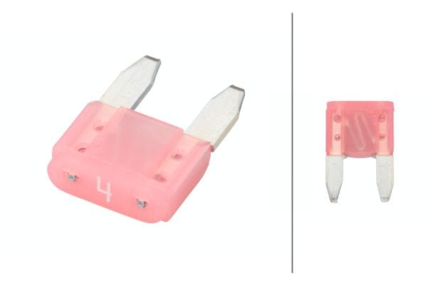 Ασφάλεια Mini 4A pink Ποσότητα: 50 HELLA 8JS728596121