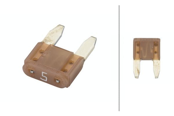 Ασφάλεια Mini 5A Beige Ποσότητα: 50 HELLA 8JS728596131