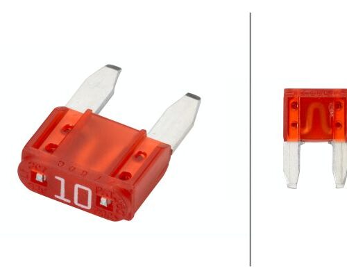 Ασφάλεια Mini 10A Red Ποσότητα: 50 HELLA 8JS728596141