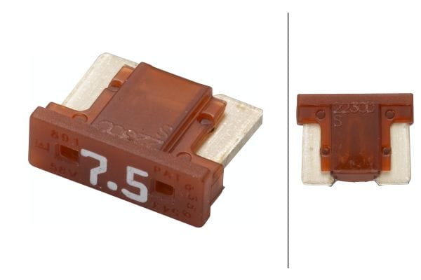 Ασφαλεια Χαμηλός profile 7.5A Brown Ποσότητα: 5 HELLA 8JS728596302