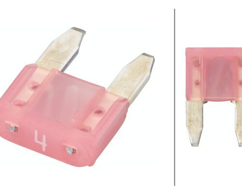 Ασφάλεια Mini 4A pink Ποσότητα: 5 HELLA 8JS728596801