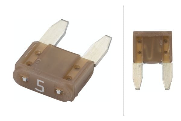 Ασφάλεια Mini 5A Beige Ποσότητα: 5 HELLA 8JS728596811