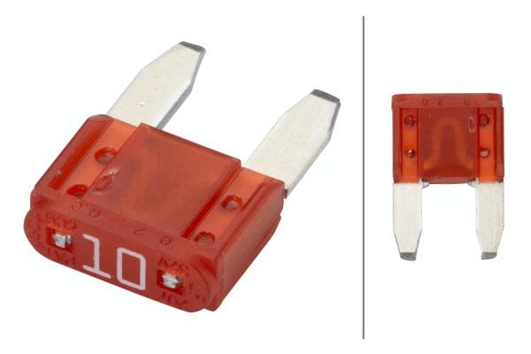 Ασφάλεια Mini 10A Red Ποσότητα: 5 HELLA 8JS728596821