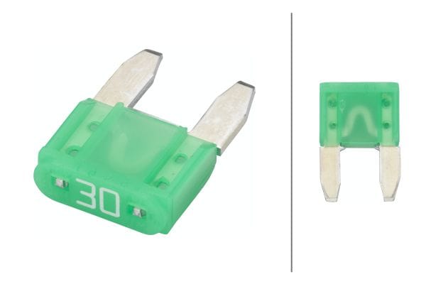 Ασφάλεια Mini 30A Πρασινό Ποσότητα: 5 HELLA 8JS728596851