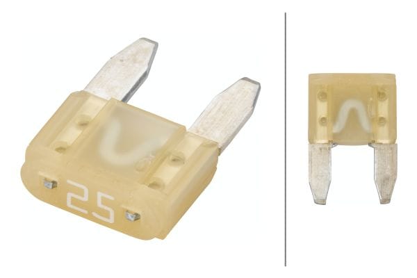 Ασφάλεια Mini 25A White Ποσότητα: 5 HELLA 8JS728596871