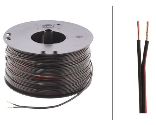 Cable Set - 2-conductor 0.75mm² Length: 100m Reel HELLA 8KL712980032