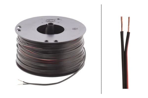 Cable Set - 2-conductor 0.75mm² Length: 100m Reel HELLA 8KL712980032