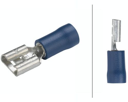 Καλώδιο Σύνδεση Μπλέ 1.5mm² 2.5mm² 6,3 x 0,8 Kit Ποσότητα: 10 HELLA 8KW044022822