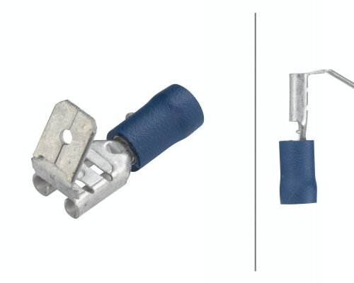 Καλώδιο Σύνδεση Μπλέ 1.5mm² 2.5mm² 6,3 x 0,8 Kit Ποσότητα: 12V HELLA 8KW044032812