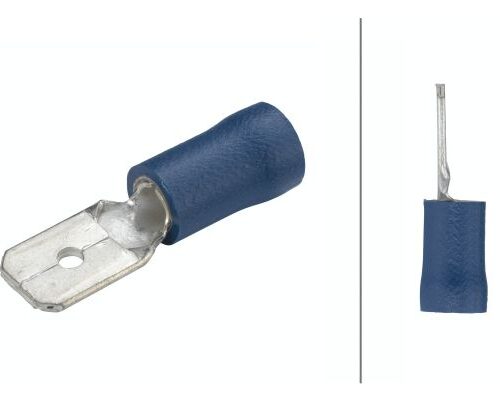 Καλώδιο Σύνδεση Μπλέ 1.5mm² 2.5mm² 6,3 x 0,8 Kit Ποσότητα: 15 HELLA 8KW044288812