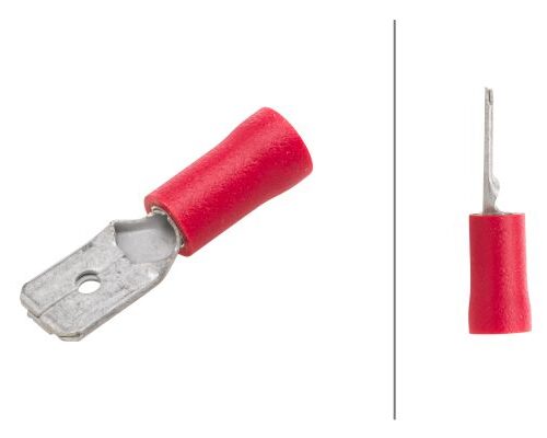 Καλώδιο Σύνδεση Red 0.5mm² 1.0mm² 6,3 x 0,8 Kit Ποσότητα: 10 HELLA 8KW702796811
