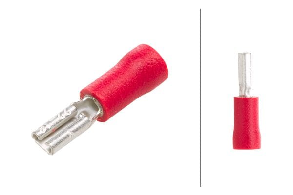 Καλώδιο Σύνδεση Red 0.5mm² 1.0mm² 4,8 x 0,5 Kit Ποσότητα: 10 HELLA 8KW705393812